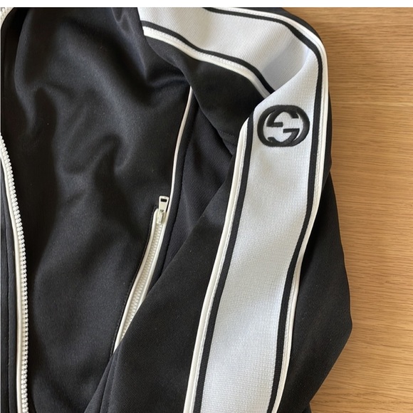 Gucci black white track gg jacket - size small - Picture 11 of 16